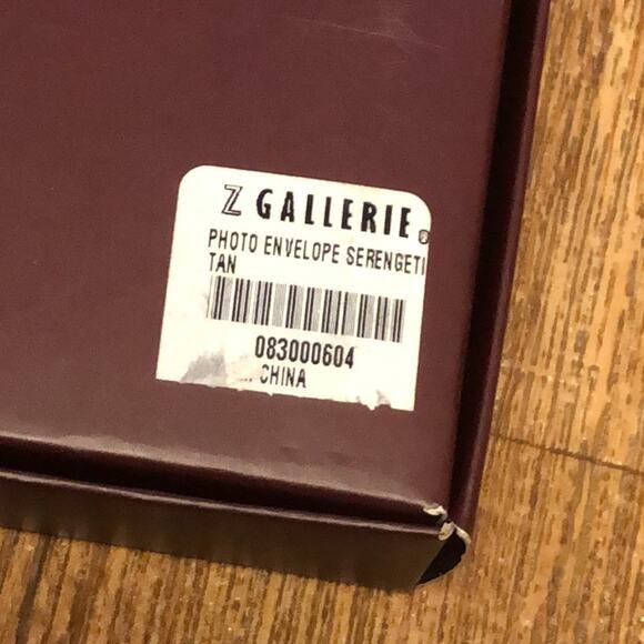 Z Gallerie Tan Serengeti Photo Envelope Clutch - Picture 7 of 7